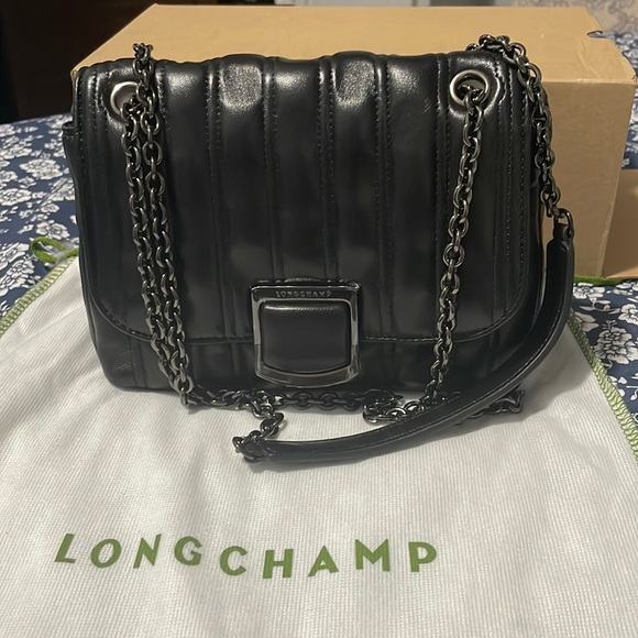 Longchamp Handbags - Longchamp Brioche ( S, Black)